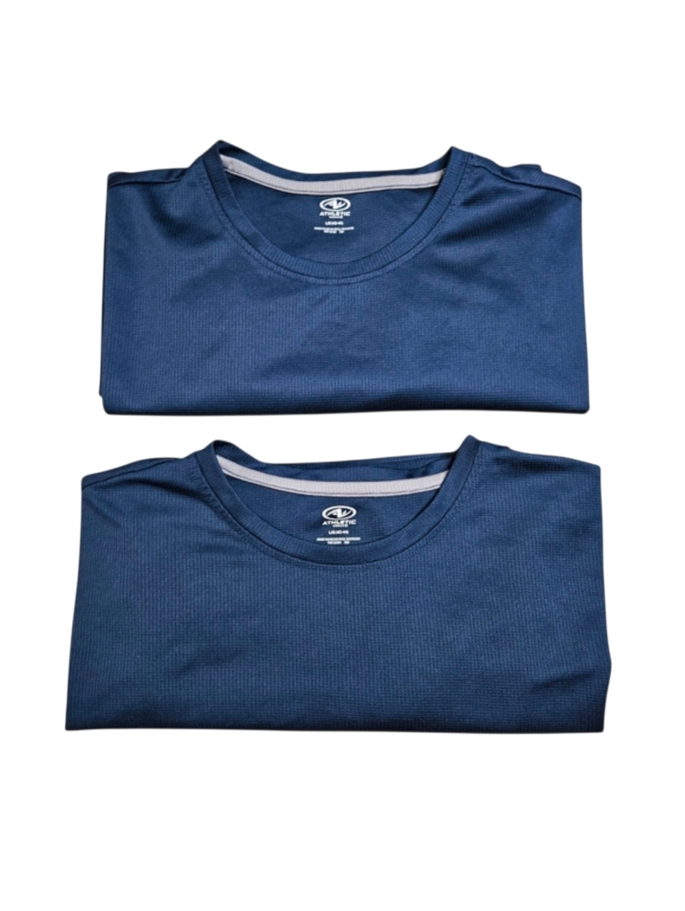 Athletic Works Performance Tee Size L 42-44 Blue Bundle of Two